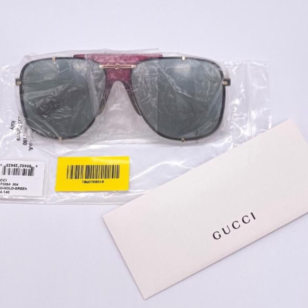 GUCCI Aviator-Style Metal Sunglasses - Picture 8 of 12